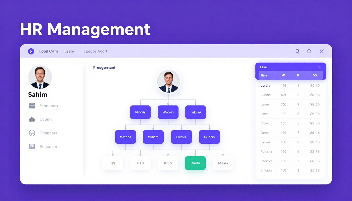 Odoo Personalverwaltung Dashboard mit Mitarbeiterverwaltung und HR-Funktionen