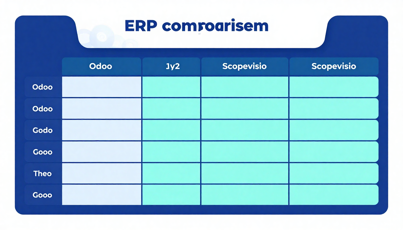 Odoo vs Scopevisio Cloud ERP Vergleich